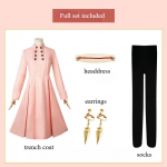 Anime Spy &times; Family Cosplay Printsess Thorns Yor Forger Roosa TRENCHCOAT Cosplay XS
