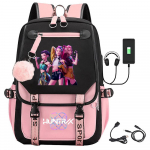 KPop Deemonik&uuml;tid Saja Poisid Seljakotid Teismeliste Seljakotid Hip Hop Gooti Koolikott Seljakotid 15.6inch