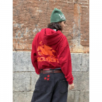 ZYLLO Ameerika 2000 R&otilde;ivad Harajuku Stiil Isikup&auml;rastatud Kandmine Logo Kapuutsikad Naiste Dressipluusid Gooti &Uuml;legabariidilised Kapuutsikad Streetwear Topid XXL