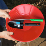 15 inch Gold Panning Pan Collection Tool Beginners Outdoor Portable Surging Waters