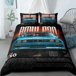 Gt3 Ralli Tekikott Komplekt King Queen Double Full Twin &Uuml;hekordne Suurus Voodipesukomplekt AU Single(140x210cm)