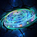 Lendav Pall UFO Žest LED Automaatne Takistus Sertifitseeritud S&uuml;nnip&auml;ev &Otilde;pilane Sinine M&auml;nguasi, Juhtimine, Valgus, V&auml;ltimine, 360&deg; P&ouml;&ouml;rlemine, Lapsed, Jaapan,