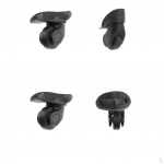 Asenduspagasi kohvri rattad Universaalsed p&ouml;&ouml;rlevad h&auml;&auml;letud rattad Paar