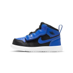 Air Jordan 1 Mid ALT TD Kuninglik Sinine Beebi Tossud Must Hyper-Royal Valge AR6352-077 23.5