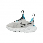Nike Flex Runner 2 TD Hele Rauamaagi Sinine V&auml;lk Beebi Tossud Hall Valge Must DJ6039-008 25
