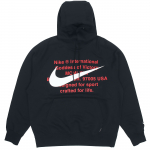 Nike Sportswear Swoosh Pullover Kapuutsiga Dressipluus Meeste Pealisr&otilde;ivad Must CJ4864-010 XL
