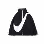 Nike Big Swoosh Kahepoolne Sherpa Fliisjakk Talveversioon Naiste Jakk Must CI8938-010 XS