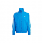 Adidas Originals Triibuline k&otilde;rge kraega lukuga pikkade varrukatega jakk Meeste jakk Sinine IT2496 M