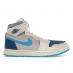 Air Jordan 1 High Zoom Comfort 2 Tume Pulbrisinine Meeste Tennised Sail Blue-Grey Light-Silver DV1307-104 46