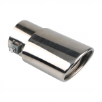 Car Exhaust Tip Stainless Steel Accessory Muffler for SUV Sedan colorful straight argent bent