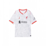 Nike Liverpool FC Dri-FIT Vintage S&auml;rk Moodne Logo L&uuml;hike Varrukas V-kaelusega Jalgpallis&auml;rk Meeste pealsed Valge Pure-Platinum Must FQ2030101 2XL