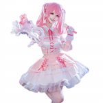 BanG Aya Maruyama Cosplay Halloween Pastel Palettes 10. aastap&auml;ev [Milky Time] Unistus! roosa