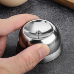 Muna torkaja tooretele munadele Roostevabast terasest n&otilde;el Muna augustaja Munade pokker Roostevabast terasest n&otilde;el Munade aukude augustaja Lihtsaks koorimiseks 1pcs