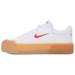 Nike Court Legacy Lift Valge Kummi Kollane Purjekollane &Uuml;likoolipunane Naiste Tennised FV5526-103 35.5 valge