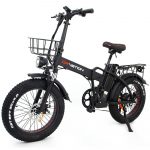 Elektriratas Kokkupandav Drvetion AT20 20 750W Mootor Elektrijalgratas T&auml;iskasvanutele Tippkiirus 45km/h 48V 20AH L&auml;bis&otilde;it 80km Kandev&otilde;ime 150kg 48V 20AH About 80Km must