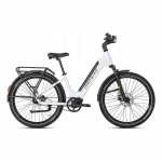 Elektrijalgratas - JOBOBIKE - Luksuslik - 250 W - 36 V - 15 Ah - Keskmootor - 27,5 tolli - Valge valge