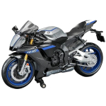 1/12 Yamaha YZF-R1M 60. aastap&auml;eva v&otilde;idus&otilde;idumootorrattad Sulamist Mootorrattamudel Amordid Kogumis M&auml;nguauto Laste Kingitus valge