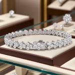 Rooma T&auml;is Teemant Sterling H&otilde;bedast K&auml;ev&otilde;ru - S925 Hui Zhi Yi 2025 Suvekollektsioon, Moodne Luksuslik ja Mitmek&uuml;lgne Stiil 18cm