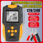 12 V 24 V nutikas aku tester ja anal&uuml;saator autodele. GEL AGM autode kiirlaadimispistiku v&auml;ntamine Kontrolli diagnostikaskannimise t&ouml;&ouml;riistad kollane