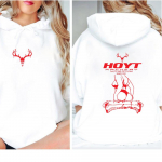 Hoyt Archery Seksikas T&uuml;druk Kapuutsiga Unisex Pikkade Varrukatega Vabaaja Puuvillane S&auml;rk Meestele Naistele Streetwear Kapuutsiga Taktikaline Varustus Jahinduse S&otilde;brale S