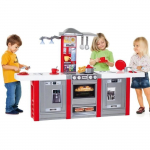 Cuisine pour enfants - MOLTO - Master Kitchen Electronic XL - Rouge - 20 accessoires - Lumi&egrave;res et sons