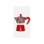 Cafeti&egrave;re italienne - Bialetti - Moka Express - 3 Tasses - Rouge - Compatible tous feux sauf induction