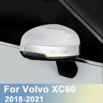ABS Chrome'i auto tahavaatepeeglite katte trimmiriba kleebis Volvo XC60 2018 tarvikutele ABS Silver