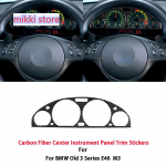 Auto S&uuml;sinikkiust Keskmise Armatuurlaua Dekoratiivraami Paneeli Katte Liist Kleebised BMW 3. Seeria E46 M Power M3 Autostiil Instrument Panel