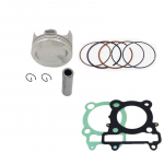 Mootorratta &uuml;mberehituse kolvi tihendikomplekt, 74 mm ava YAMAHA YBR250 YS250 2007 2009 XT250 1YB 2013-2015 kolvi remondi varuosa 1 set Carbon pattern