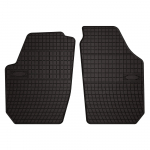 Dywaniki samochodowe gumowe do: Skoda Praktik kombivan (2006-2015) - czarne, dopasowane