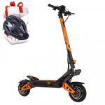 Kukirin G3 Pro 2400W All-Terrain E-Scooter for Adult 52V 23.4Ah, 65km/h, LED Display, Full Suspension, Oil Disc Brakes, 10 Off-Road Tires E-Scooter G3Pro+Helmet (Split Up) must