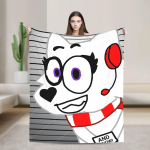 Tylers And Snowi Gaming Pehme Tekk Pikniku Pl&uuml;&uuml;sist Visketekk Moodne Diivanitool Flanellist Voodikate Diivanvoodi Kate 30x40in