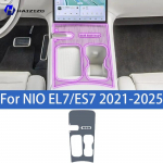 For NIO EL7/ES7 -2025 Car interior center console protective sticker interior decorative strip TPU protective sticker refit Left-hand drive