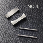 2tk 20mm/21mm kumera otsaga &uuml;hendusl&uuml;li otsal&uuml;li alamkellarihma jaoks kummist nahast rihma &otilde;mblusteta &uuml;hendus Daytona kella tarvikud Silver 21mm gray