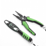 2-osaline alumiiniumisulamist kalastusklamber, kalahoidja, huuleklamber, split-r&otilde;ngas, &otilde;ngen&ouml;&ouml;ri l&otilde;ikuriga lantklamber, multifunktsionaalne kalastust&ouml;&ouml;riist 1set with sling bag roheline