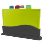 L&otilde;ikelauad koos hoidikuga 4 tk komplektid k&ouml;&ouml;gi jaoks bakterivastase plastist l&otilde;ikeplokist plastikust n&otilde;udepesumasinas ohutu j&otilde;uludeks sinine