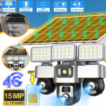 V380 PRO 4G SIM-kaardiga kaamera p&auml;ikesepaneeliga v&auml;livalgusti kolmekordne PTZ-kaamera valve turvakaitse CCTV videokaamera V380 Pro 4G Camera