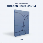 ATEEZ &ndash; 13. minialbum [GOLDEN HOUR : Osa 4] (A / P&Auml;EVIK / Z Ver.) + Poekaupluse eksklusiivsed h&uuml;ved YES24 Benefit - A Ver.