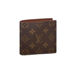 Louis Vuitton Marco Rahakott Klassikaline Monogramm Kaetud N&ouml;&ouml;pkott Moodne Elegantne Praktiline Kaasaskantav Kaetud L&otilde;uend Rahakott Naiste rahakott Pruun M62288 Basic Set (Bag+Dust Bag)