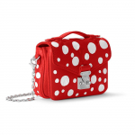 Louis Vuitton X Yayoi Kusama Micro M&eacute;tis T&auml;piline Disain Kett Nahast K&auml;e-&Otilde;la-Risti-K&auml;e Kott Super Minikas Naiste kotid Punane Valge M81983 Basic Set (Bag+Dust Bag)