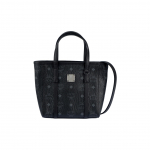 MCM Toni Klassikaline Monogrammiga Kaetud L&otilde;uendist ja Napa Nahast T&ouml;&ouml;kotta Kott Naiste T&ouml;&ouml;kotta Kotid Must MWPAATN04BK001 Basic Set (Bag+Dust Bag)