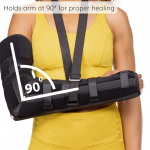Reguleeritav k&uuml;&uuml;narnuki tugirihm, k&auml;e tugi, k&uuml;&uuml;narvarre splint, randme fiksaator, treeninguks m&otilde;eldud kaitsevarustus liigesevalu leevendamiseks S