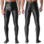 Meeste M&auml;rg V&auml;limusega L&auml;ikivad Leggingsid L&auml;ikiv Elastne V&ouml;&ouml;koht Jalgadega Disain Kitsas L&otilde;ige Keha J&auml;rgivad Tights P&uuml;ksid L