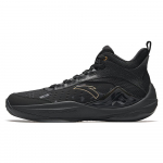 Anta Mountain 2.5 Lite Black Warrior Cushioning Slip Resistant Abrasion Resistant High top Basketball Shoes Men's Black 912511603Q-4 40
