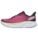 HOKA ONE ONE Clifton 8 Ibis Rose Pink Green Women's 1119394-BGIR 38.5