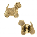 West Highland White Terrier, Westie, Westy - Dog brooch in decorative box, elegant gold-plated pin, Art-Dog brand jacket pin