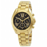 Michael Kors Bradshaw Kronograaf Kvarts Must T&auml;hik Naiste K&auml;ekell Toote nr. MK6959 kuld