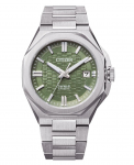 CITIZEN Series 8 Mehaaniline Magnetkindel 39,3 mm sihver Meeste k&auml;ekell NB6080-51W roheline