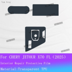 For CHERY JETOUR X70 FL 2025 Car Panel Film Dashboard Protective Sticker Full set Interior Screen Anti-Scratch Film Accessories For LHD