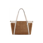 Coach Baby 36 Klassikaline Monogramm Logo Kaetud L&otilde;uend Nahast T&otilde;stekott Baby tote Khaki Valge C4071-IMDJ8 Basic Set (Bag+Dust Bag)